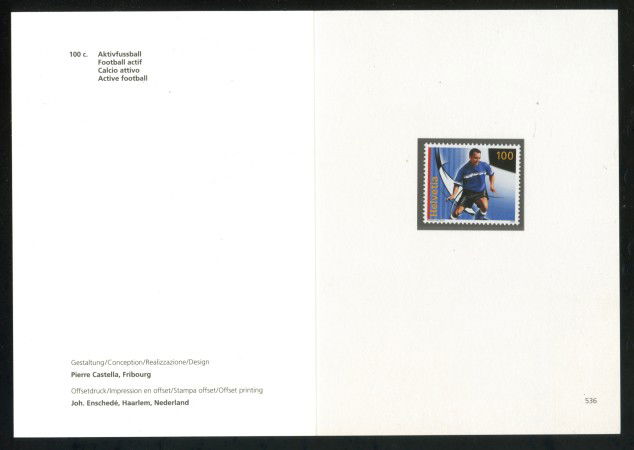 2008 - SVIZZERA - EUROPEI DI CALCIO - FOLDER -  NUOVO - LOTTO/37570f