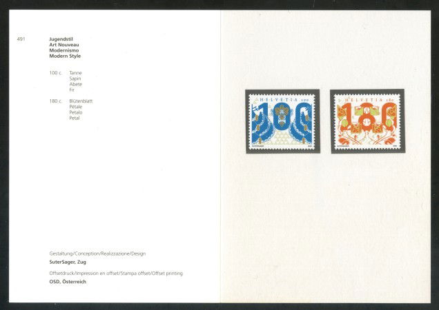 2006 - LOTTO/37468F - SVIZZERA - CHAUX DE FONDS 2v. - NUOVI - FOLDER