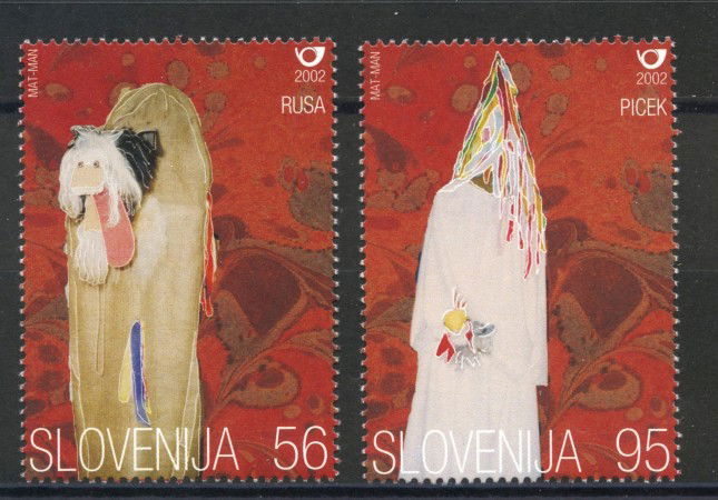 2002 - SLOVENIA - CARNEVALE  2v. - NUOVI - LOTTO/34162