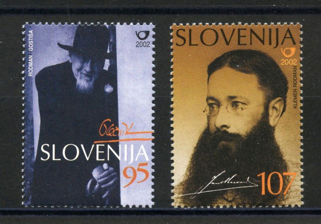 2002 - SLOVENIA - PERSONALITA' 2v. - NUOVI - LOTTO/34163