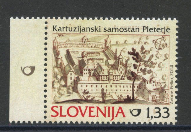 2014 - SLOVENIA -  MONASTERO DI PLETERJE  - NUOVO - LOTTO/34567