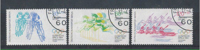 1984 - LBF/2102 - BERLINO - AIUTO ALLO SPORT 3v. - USATI