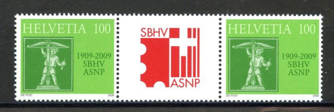 2009 - SVIZZERA - LOTTO/37717 - ASSOCIAZ. FILATELICA - NUOVI
