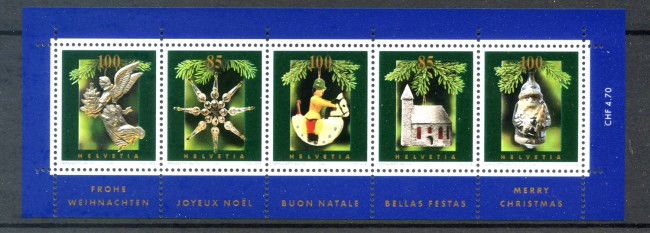 2004 - SVIZZERA - NATALE - FOGLIETTO NUOVO - LOTTO/37437