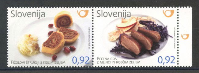 2013 - SLOVENIA - GASTRONOMIA 2v. - NUOVI - LOTTO/34554