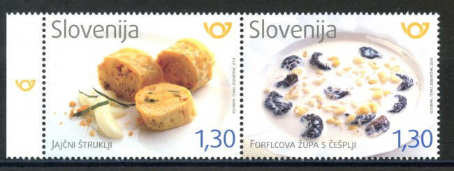 2018 - SLOVENIA - GASTRONOMIA 2v. - NUOVI - LOTTO/34711