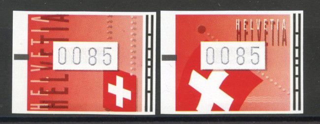 2005 - SVIZZERA - BANDIERE SVIZZERE 2v. - NUOVI - LOTTO/37460