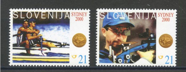 2000 - SLOVENIA - SYDNEY 2000  2v. - NUOVI - LOTTO/34128
