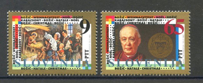 1993 - SLOVENIA - NATALE  2v. - NUOVI - LOTTO/33682