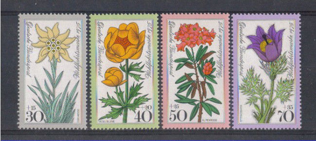 1975 - LOTTO/5336 - GERMANIA FEDERALE - BENEFICENZA FIORI