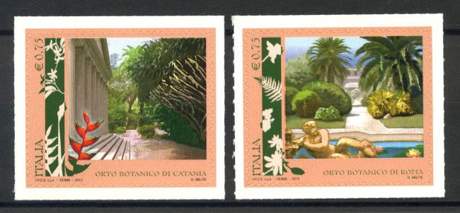 2012 - REPUBBLICA - PARCHI E GIARDINI 2v.- NUOVI - LOTTO/37159