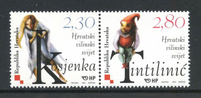 2003 - CROAZIA -  FIABE CROATE  2v. - NUOVI - LOTTO/32942