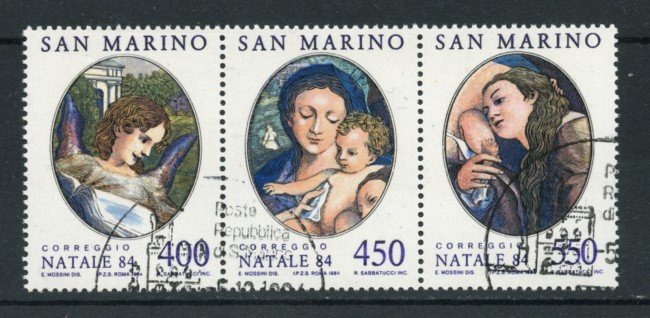 1984 - LOTTO/17590 - SAN MARINO - NATALE TRITTICO - USATO
