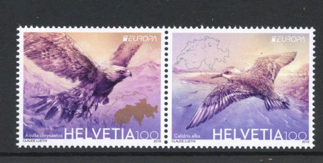 2019 - SVIZZERA - LOTTO/42145 - EUROPA 2v. - NUOVI