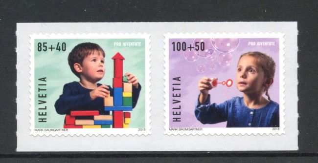 2018 - SVIZZERA - LOTTO/42133 - PRP JUVENTUTE 2v.  - NUOVO