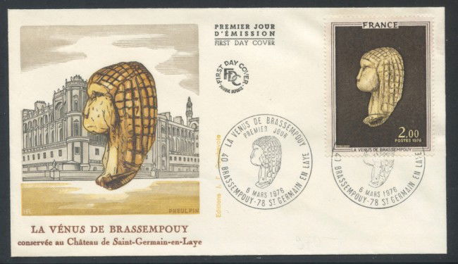 1976 - FRANCIA - BRASEMPOUY - BUSTA FDC - LOTTO/25839