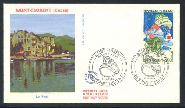 1974 - FRANCIA - SAINT FLORENT - BUSTA FDC - LOTTO/25818
