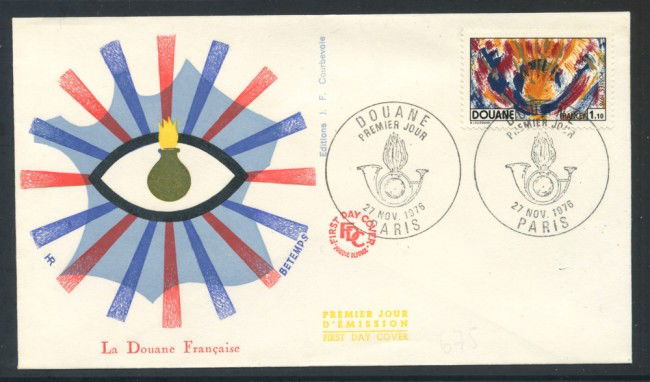 1976 - FRANCIA - LA DOGANA - BUSTA FDC - LOTTO/25819