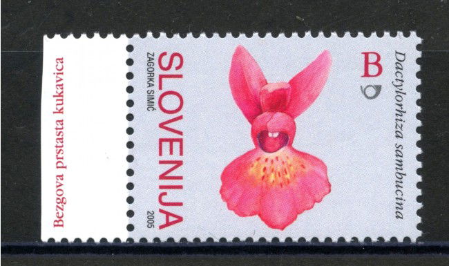 2005 - SLOVENIA - FIORI ORCHIDEE - NUOVO - LOTTO/34290