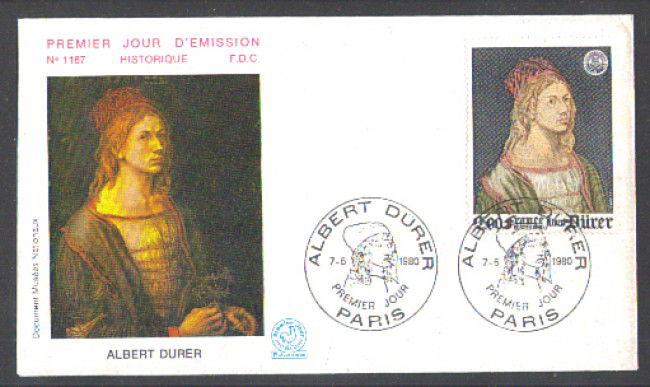 1980 - LBF/3393 - FRANCIA - RITRATTO DI ALBERT DURER