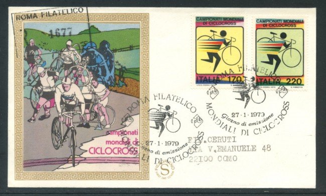 1979 - LOTTO/18575 - REBUBBLICA -  CAMPIONATI CICLOCROSS - FDC