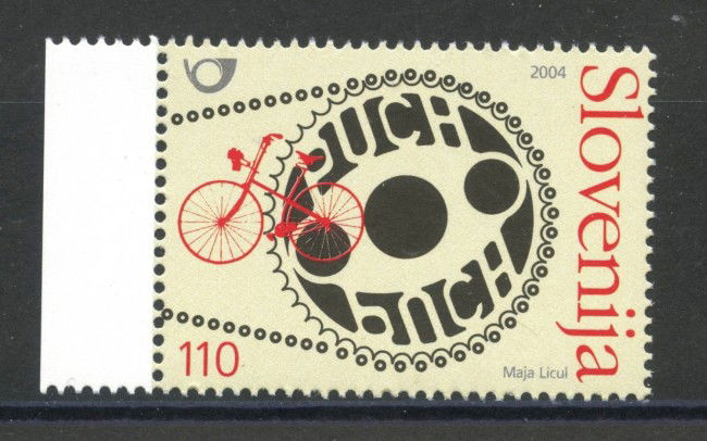 2004 - SLOVENIA - LA BICICLETTA - NUOVO - LOTTO/34225