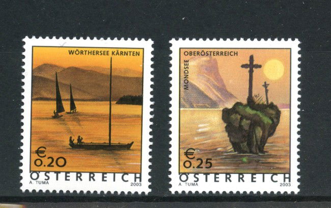 2003 - AUSTRIA - LOTTO/41961 - VACANZE IN AUSTRIA 2v. - NUOVI