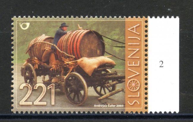 2003 - SLOVENIA - ANTICHI MEZZI DI TRASPORTO - NUOVO - LOTTO/34207