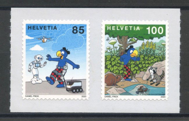 2020 - SVIZZERA - GLOBI  2v.  - NUOVI - LOTTO/36006