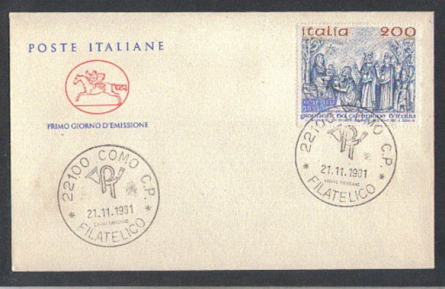 1981 - LOTTO/6754ZC - REPUBBLICA - NATALE - FDC