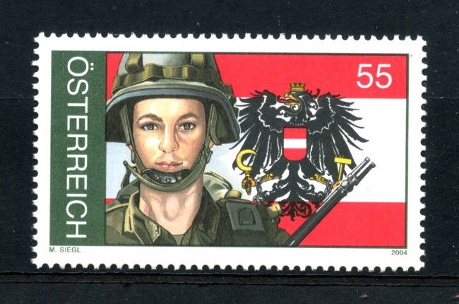 2004 - AUSTRIA - LOTTO/41998 - CINQUANTENARIO ESERCITO - NUOVO
