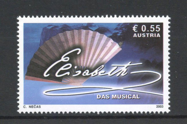 2003 - AUSTRIA - LOTTO/41981 - MUSICAL ELISABETH - NUOVO