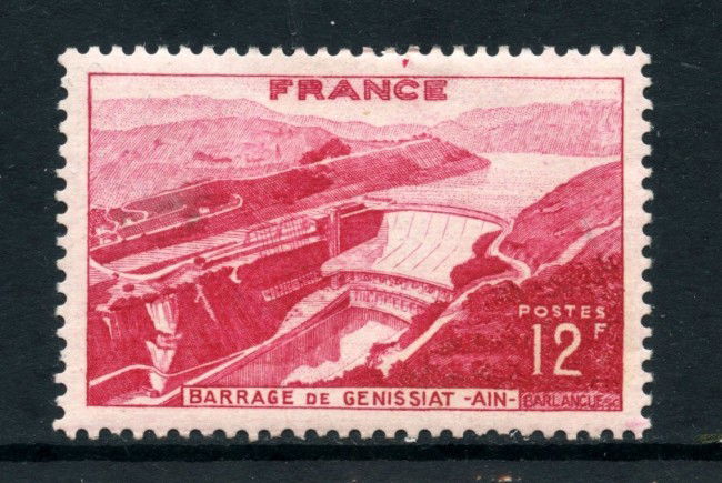 1948 - FRANCIA - DIGA DI GENISSIAT - LINGUELLATO - LOTTO/28507