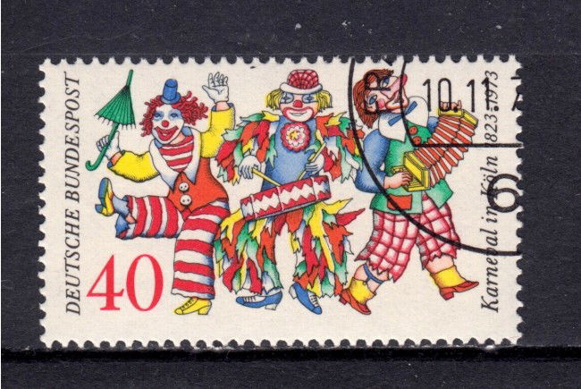 1972 - GERMANIA FEDERALE - CARNEVALE DI COLONIA - USATO - LOTTO/31527U