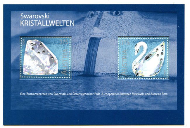2004 - AUSTRIA - LOTTO/41986 - SWAROVSKI - FOGLIETTO NUOVO