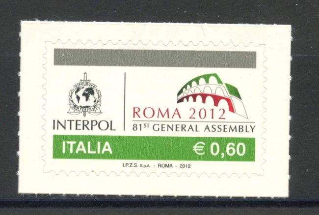 2012 - REPUBBLICA - INTERPOL - NUOVO - LOTTO/37170