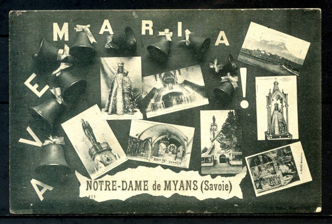 1916 - FRANCIA  - CARTOLINA DA NOTRE DAME DE MYANS (SAVOIE) A MASSA CARRARA - LOTTO/30640