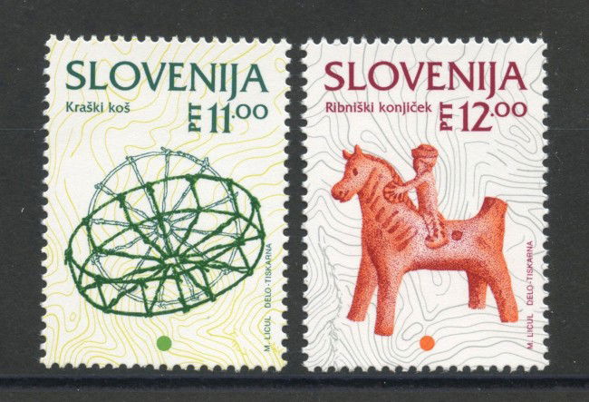 1994 - SLOVENIA - PATRIMONIO CULTURALE 2v. - NUOVI - LOTTO/33694