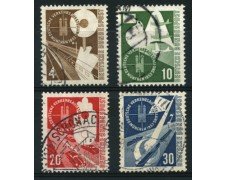 1953 - LOTTO/11845 - GERMANIA FEDERALE - ESPOSIZIONE TRASPORTI 4v. - USATI