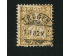 1867/78 - LOTTO/16321C - SVIZZERA - 2c.  BISTRO - USATO