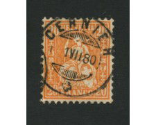 1862 - LOTTO/16324 - SVIZZERA - 20c. ARANCIO HELVETIA - USATO