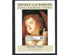1992 - ANTIGUA E BARBUDA - LOTTO/19917 - NATALE FOGLIETTO NUOVO