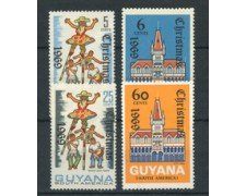 1969 - GUYANA - LOTTO/22373 - NATALE 4v. - NUOVI