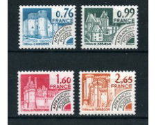 1980 - LOTTO/22660 - FRANCIA - PREANNULLATI  - MONUMENTI STORICI 4v. - NUOVI