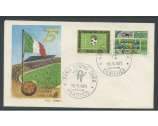 1973 - REPUBBLICA - FEDERAZIONE  GIUOCO CALCIO - BUSTA FDC ROMA - LOTTO/27559