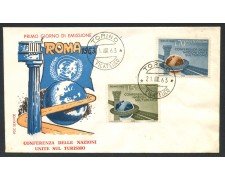 1963 - REPUBBLICA - CONFERENZA TURISMO - BUSTA FDC - LOTTO/27762