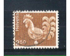 1975 - LOTTO/SVI992U - SVIZZERA - 2,50 Fr. GALLO - USATO