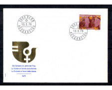 1975 - LOTTO/SVI977FDC - SVIZZERA - 30c. ANNO DELLA DONNA - FDC