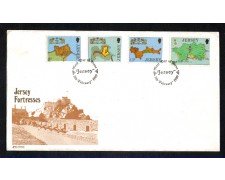 1980 - LOTTO/JER209FDC - JERSEY - FORTEZZE - BUSTA FDC
