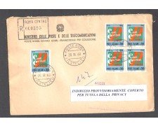 1968 - LBF/1417 - REPUBBLICA - SERVIZIO CONTI CORRENTI - BUSTA RACC. FDC